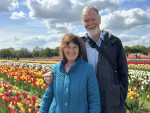 Say it with a smile news image - Our ‘Young Ones’ group visits Tulleys Tulip Fields